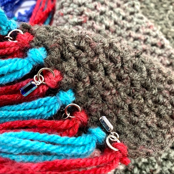 Knitted Scarf Multi Color - Picture 6 of 6